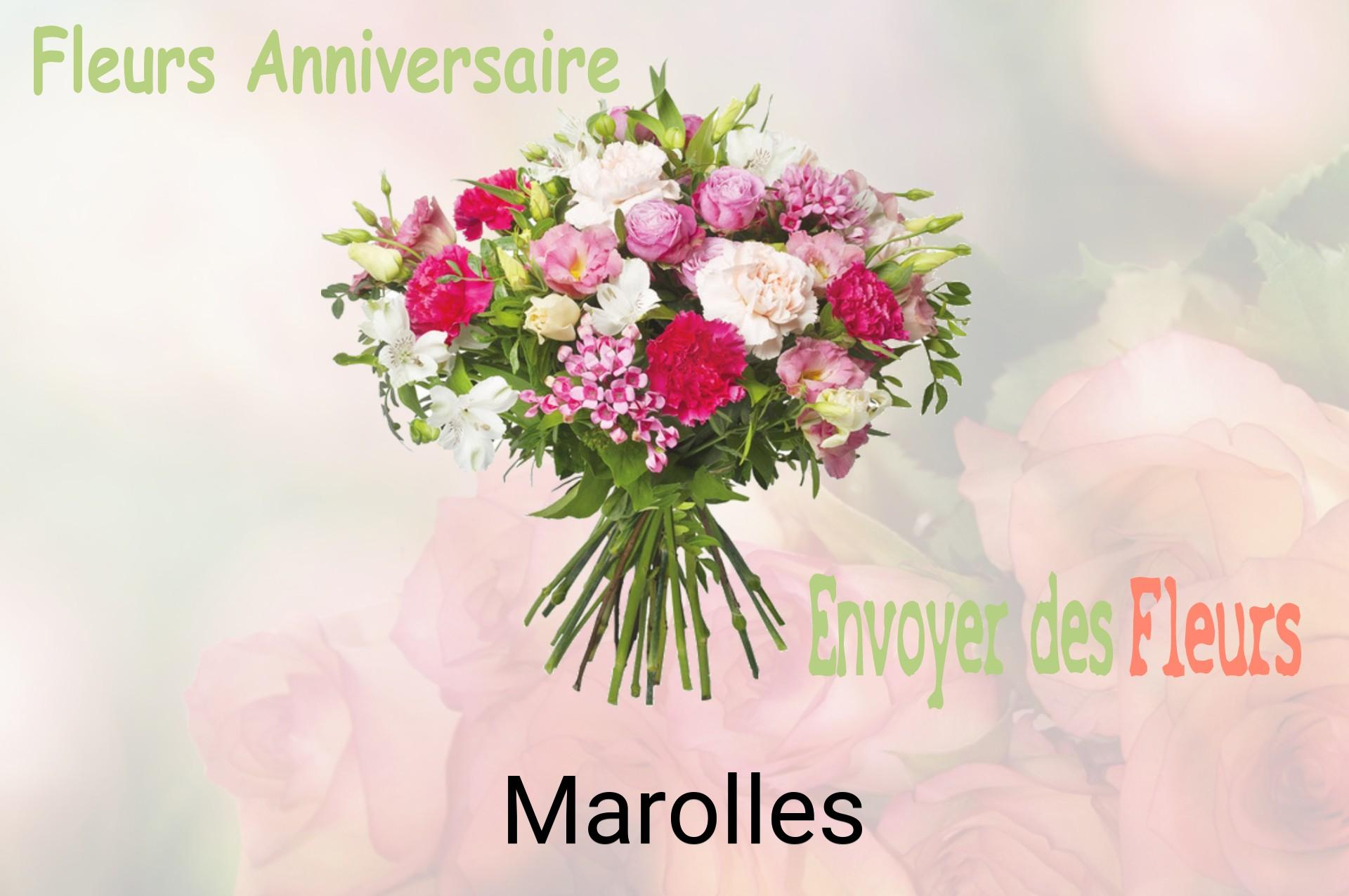 Bouquet de fleurs d’anniversaire livré à Marolles